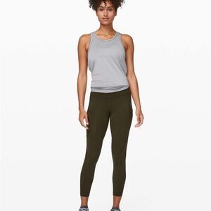 Lululemon Fast and Free Tight II 25" *Non-Reflective Nulux 6 like new